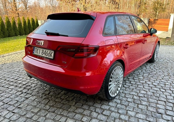 Audi A3 cena 58800 przebieg: 237802, rok produkcji 2015 z Kielce małe 191